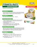 Durvet 387769 23.6 g Pyrantel Paste Horse Wormer- Apple flavor