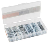 CountyLine Stainless Steel Extended Prong Hairpin Cotter Pin Assortment, 420-pcs