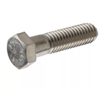 Hillman 881764 Stainless Hex Cap Screws, 5/16 in.-18 x 2-1/2 in., 2-Pack