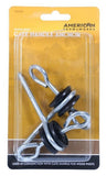 American FarmWorks AWPA-AFW Wood Post Screw-In Electric Fence Gate Anchors for All Fence Wire, 2-Pack