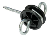 American FarmWorks AWPA-AFW Wood Post Screw-In Electric Fence Gate Anchors for All Fence Wire, 2-Pack