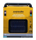 American FarmWorks ESP10MN2-AFW 10-Mile Solar-Powered Electric Fence Energizer
