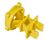American FarmWorks IRY-AFW Screw-On Insulators Rod Electric Posts Yellow, 25-Pack