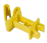 American FarmWorks IT2XY-AFW 2" Snap-On Extender T-Post Insulators Yellow 25Pack