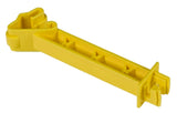 American FarmWorks ITRXY-AFW 5 in. Snap-On Reversed Insulators for 1.25 and 1.33 in. T-Posts, Yellow, 25-Pack