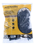 American FarmWorks IWTPLB-AFW Pinlock Wood and T-Post Insulators for 1.25 and 1.33 in. T-Posts Black, 25-Pack