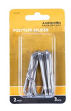 American FarmWorks PA2TS-AFW 2 in. Polytape Splicers for Electric Fence, 3-Pack