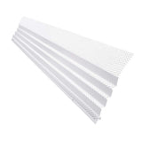 Hoover Dam 3 ft. White Metal Mesh Gutter Guard