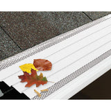 Hoover Dam 3 ft. White Metal Mesh Gutter Guard