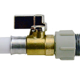 1/2 in. PEX Barb x 1/2 in. Female Pipe Thread Brass Swivel Ball Valve