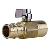 3/4 in. Brass PEX-A Barb x 3/4 in. Solder Ball Valve