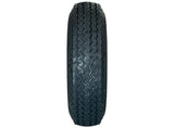 Hi-Run ASB1046 Trailer Tire, 4.80-8, 5-Hole White Spoke Wheel, Load Range B 4PR