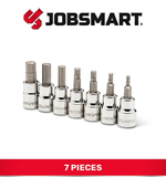 JobSmart JS202415 3/8 in. Drive SAE Hex Bit Socket Set, 7 pc.