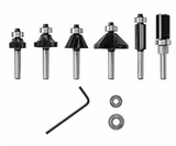 Bosch RBS006TES 6 pc. Trim and Edge Router Bit Set, RBS006TES