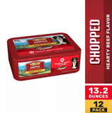 Retriever Adult Hearty Beef Flavor Chopped Wet Dog Food, Count of 12 Cans