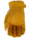 Boss Men's Grain Deerskin Leather Driver Work Gloves, 1 Pair, Extra Large