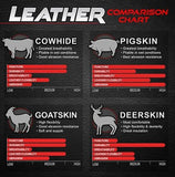 Boss Men's Grain Deerskin Leather Driver Work Gloves, 1 Pair, Extra Large