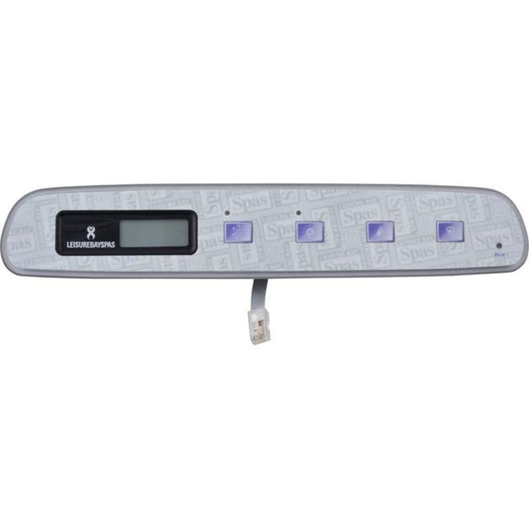 Balboa 52254 Leisure Bay Spas 4 Button LCD Upper Control Panel 302400