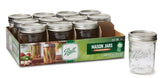 Ball 66000ZFP 1 pt. Wide Mouth Glass Preserving Jars, 16 oz., 12 ct.