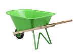 Barn Star WH0201 Kids' Green Wheelbarrow, 22 lb. Capacity