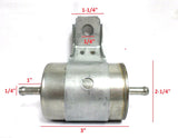 Fuel Line Filter Replacement 2-1/4" Diameter 5" Long With Mounting Bracket New!