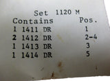 Federal Mogul Engine Camshaft Bearings 1120M SH1120S Brand New