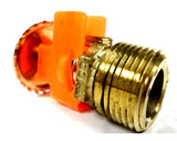 Tyco TY4151 Brass Upright Sprinkler Head 3/4" 286°F K=8.0 – Standard Coverage