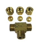 Big A Service Line 3-16450 316450 Hydraulic 5/16 Brass Fitting