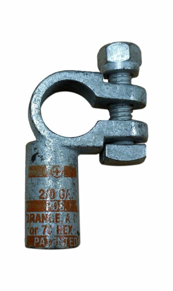Neihoff NF47-51 2/0 Gauge Positive Right Elbow Battery Terminal W/ Bolt & Nut