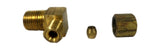 Big A Service Line 3-16922 316922 Hydraulic 1/8 x 1/8 90 degree Brass Fitting