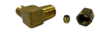 Big A Service Line 3-16922 316922 Hydraulic 1/8 x 1/8 90 degree Brass Fitting