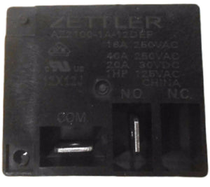 Zettler AZ2100-1A-12DEF -  Electromechanical Relay 12VDC 40A 155Ohm Through Hole
