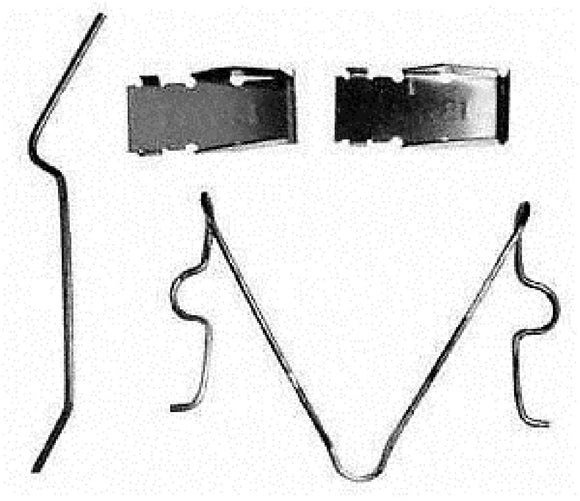 Raybestos H15661 Disc Brake Hardware Kit - Professional Grade, Front
