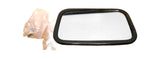 Signal-Stat 7040 Replacement Mirror Head 5-1/2"x9"Aluminum 1/4"-20 Female Ball