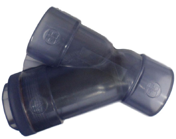 Hayward YS00150S 1-1/2-Inch Socket Clear Plastic PVC Y-Strainer