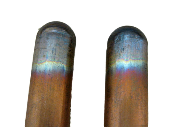 (2) Pool Heater HVAC End Cap Tube Copper Cu 300002 6 in. Lenth, 5/8 in. Diameter