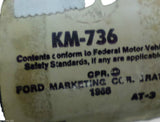 Motorcraft KM-736 Radiator Coolant Hose D6PZ-8286-E 60885 21379