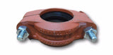Grinnell 2-1/2" 772 77225E3S Grooved Rigid Coupling - Painted