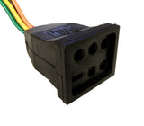 DSM&T RSP-106SS Spa Receptacle Plug 8" Female Cord Hydro Quip 609679 SSFM 090004
