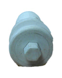 Allied Innovations 950401-000 Air Button #4 White Threaded Shaft w Nut