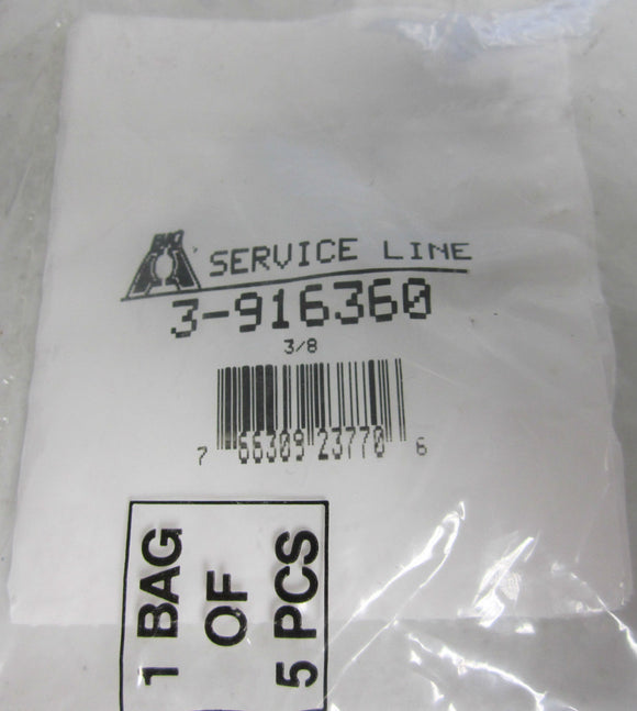 Genuine Big A Service Line Air Brake Line Inserts 3/8 Inch 3-916360 Pack of 5