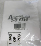 Genuine Big A Service Line Air Brake Line Inserts 3/8 Inch 3-916360 Pack of 5