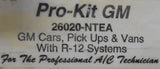 26020-NTEA Castrol R-12 to R-134a Retro Kit GM Cars, truck, Vans w/ R-12 RETRO-9
