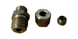 Big A Service Line 3-16844 Brass Male Connector Fitting Kit 1/4" x 1/4"