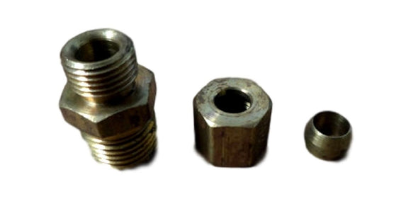 Big A Service Line 3-16844 Brass Male Connector Fitting Kit 1/4