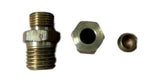 Big A Service Line 3-16844 Brass Male Connector Fitting Kit 1/4" x 1/4"