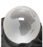 Tiffany & Co. Paperweight  Etched Crystal Globe Size Small 2-1/2" Diameter