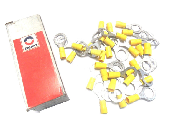 Delco 7361 Terminal Rings 1/2 Yellow (30 pcs)