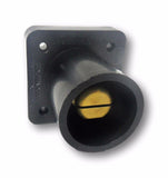 Marinco CL40MRSB-A CL 16 Series Panel Mount Inlet (400A/600V) 1.125" Threaded Stud Male-Black (A)