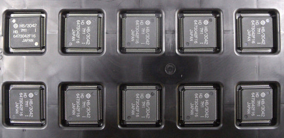 Hitachi HD6473042F16 IC Mcu 16BIT 64KB OTP 100QFP H8/3042 Set Of 10Pcs